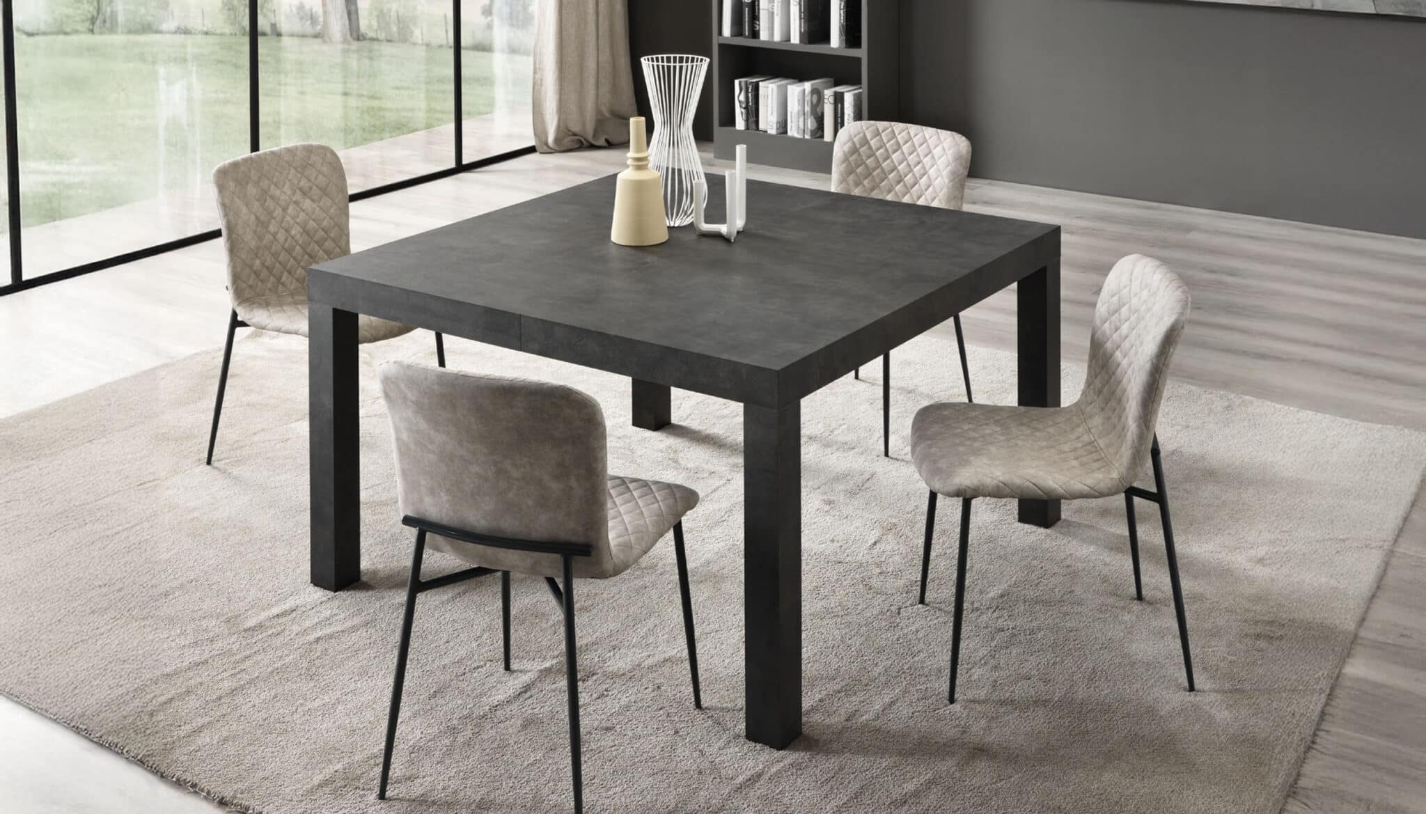 Tavolo Bridge quadrato allungabile – Gipi Interiors