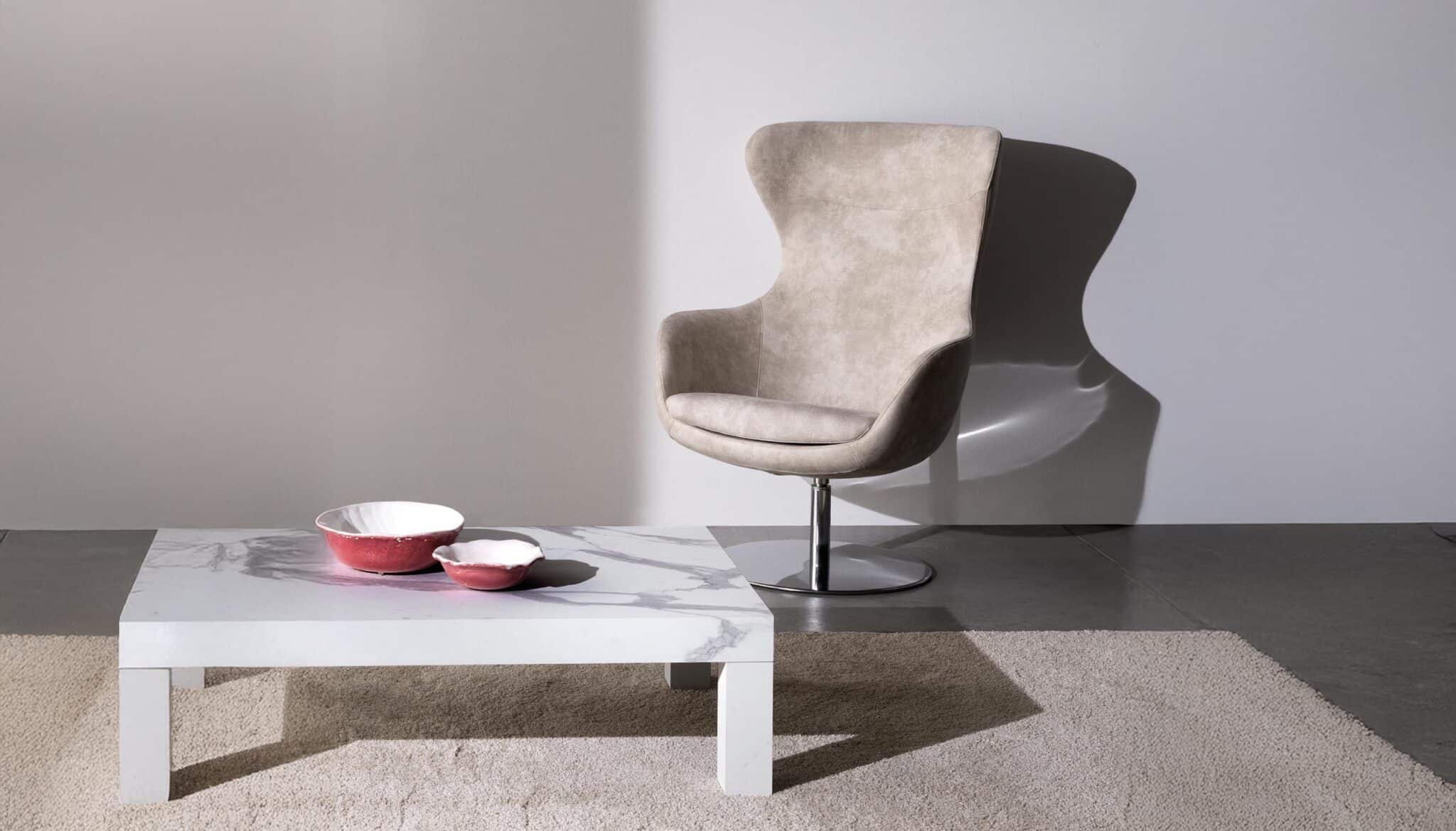Sedia Rossana struttura in metallo design Made in Italy – Gipi Interiors