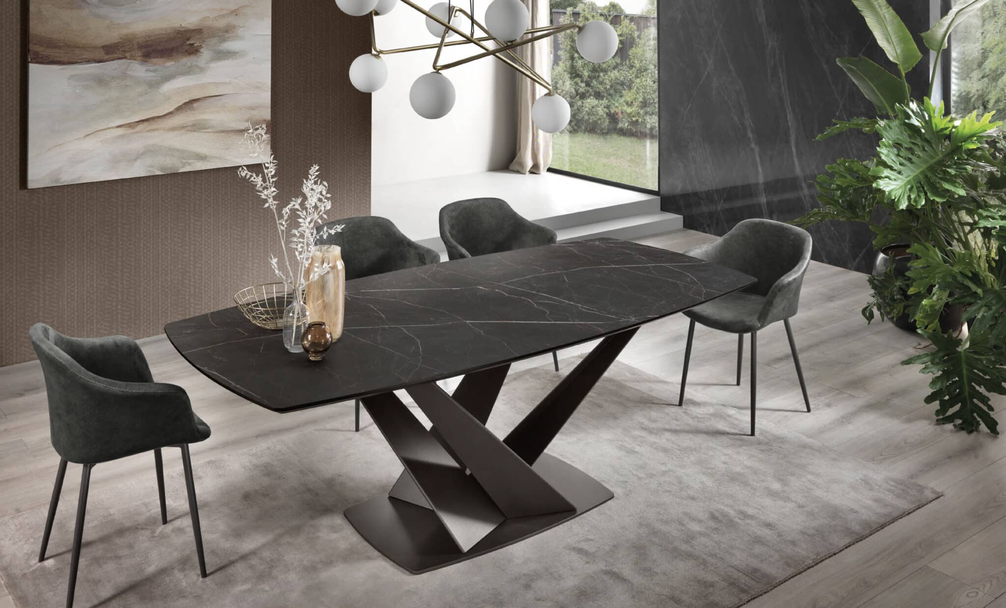 Tavolo Twist forma botte allungabile piano slim – Gipi Interiors