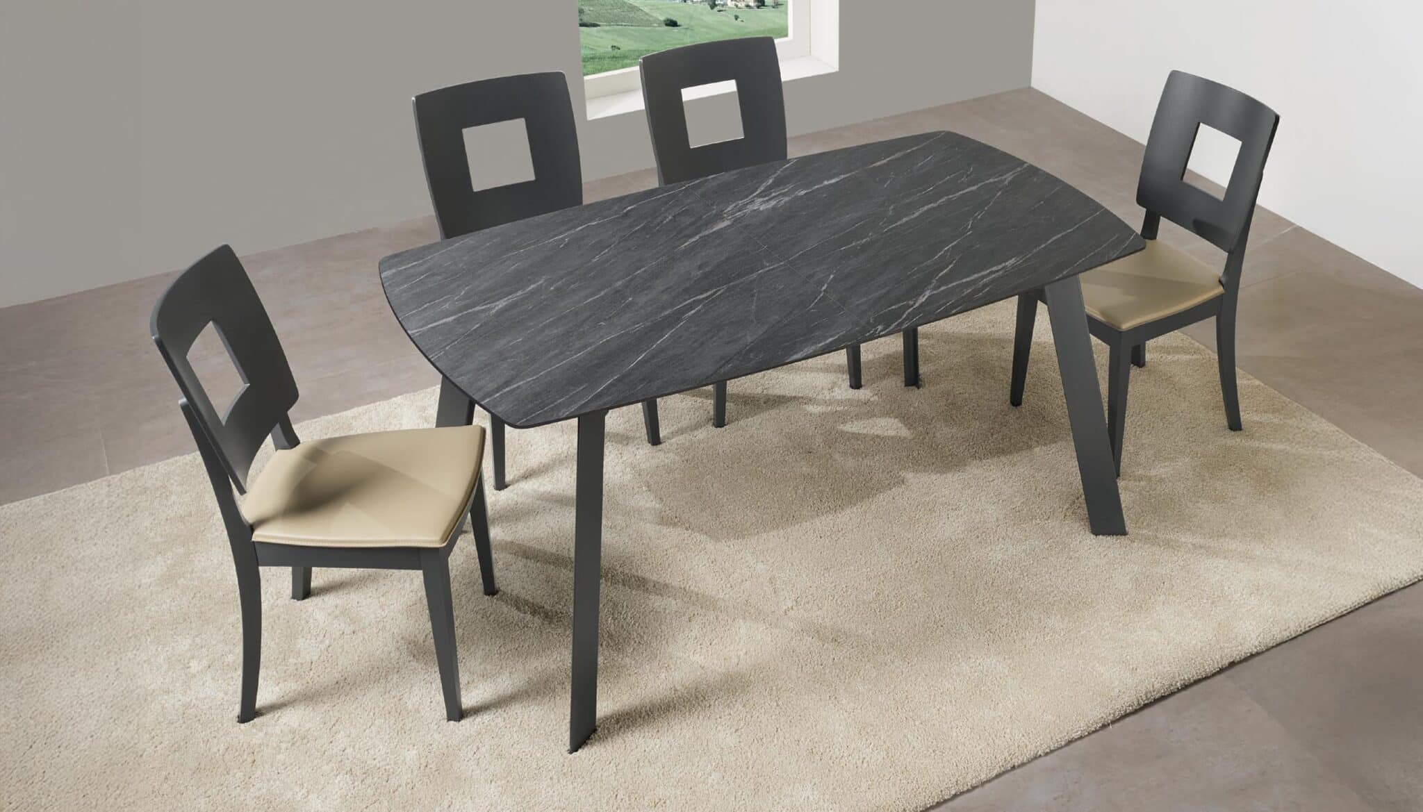 Tavolo Young forma botte allungabile – Gipi Interiors