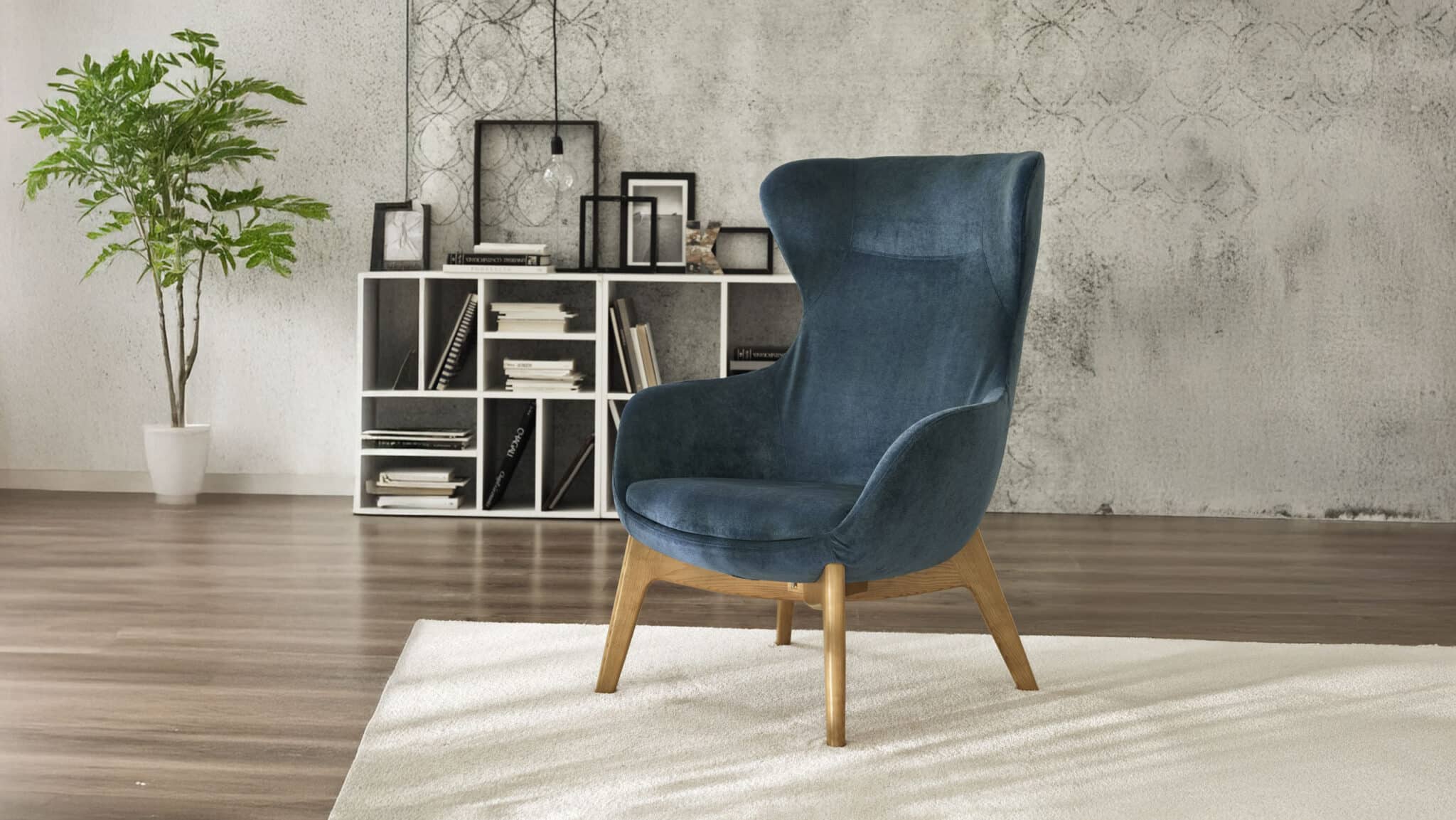 Sedia Rossana struttura in legno design Made in Italy – Gipi Interiors