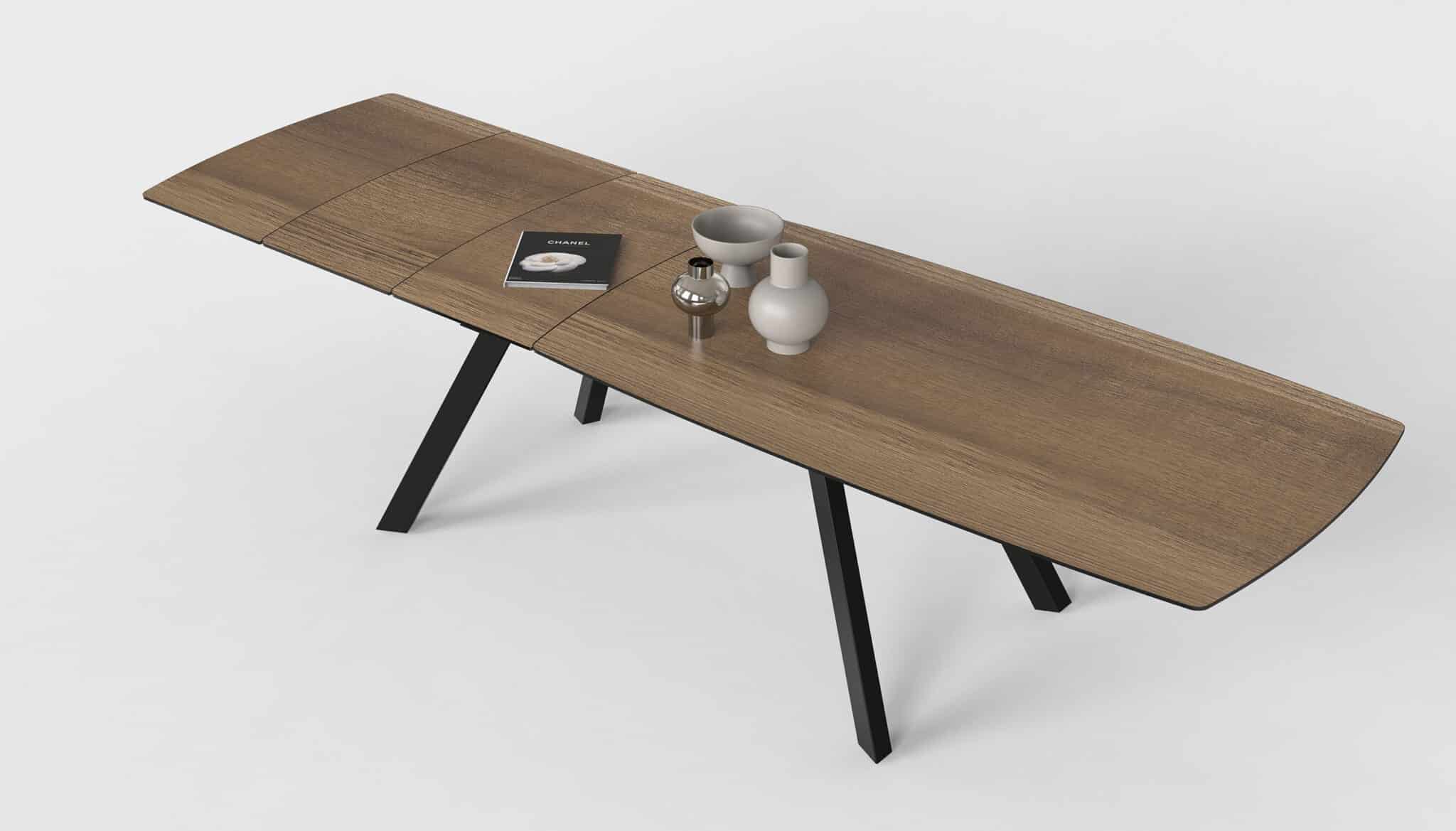 Tavolo Linus forma botte allungabile piano slim – Gipi Interiors