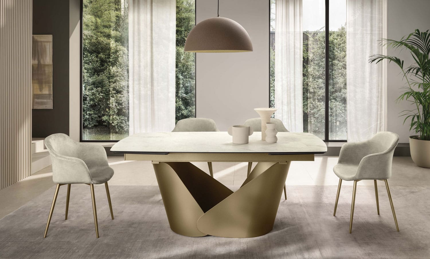 Tavolo TAV. ROCK forma botte chiuso – Gipi Interiors