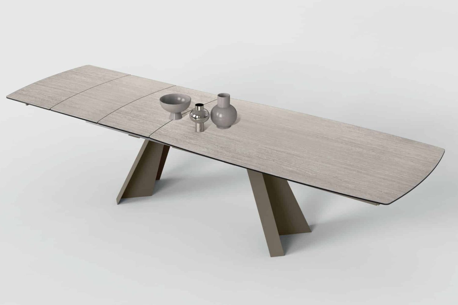 Tavolo Bat forma botte allungabile piano slim – Gipi Interiors