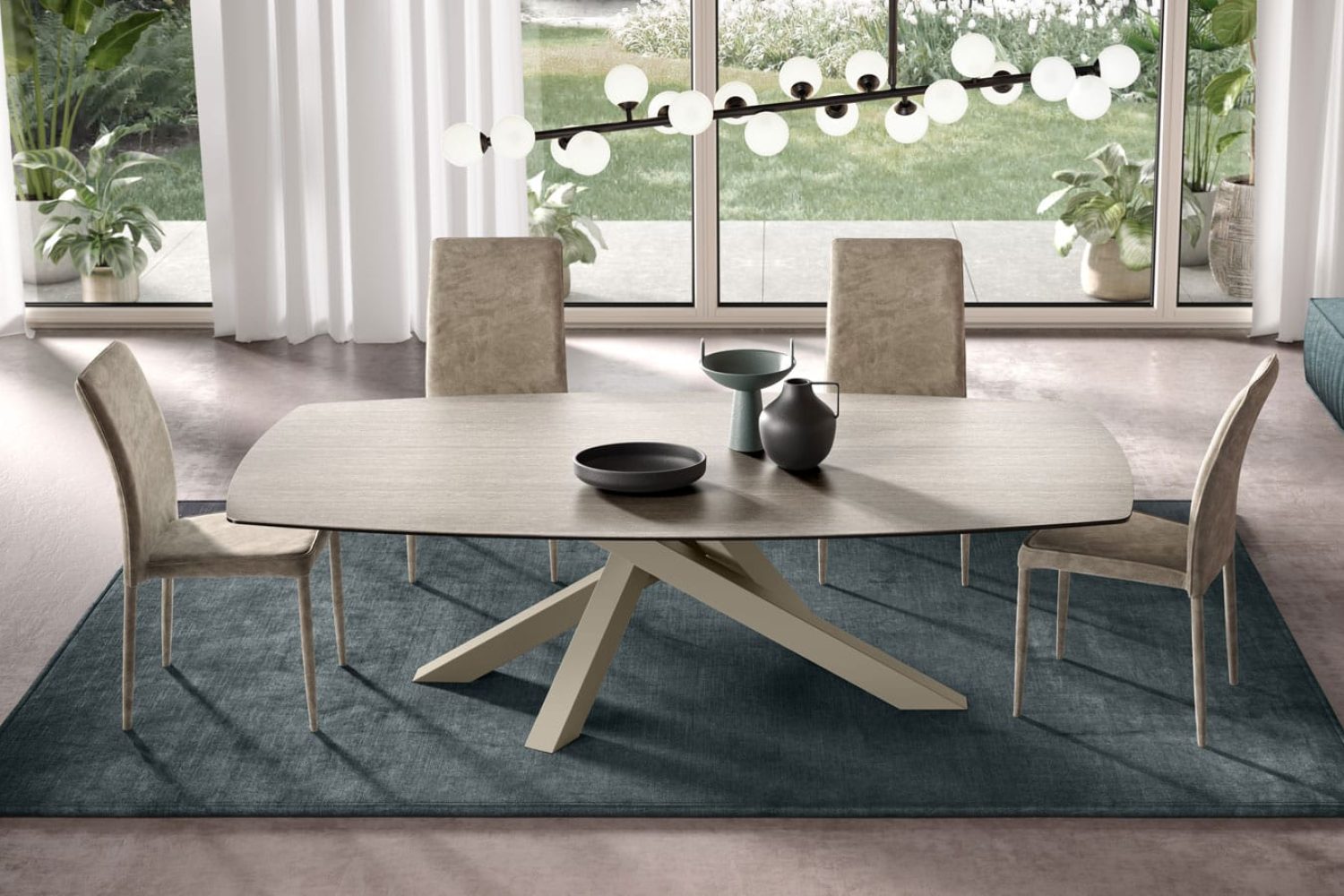 Tavolo GP2024 QUARK forma botte – Gipi Interiors