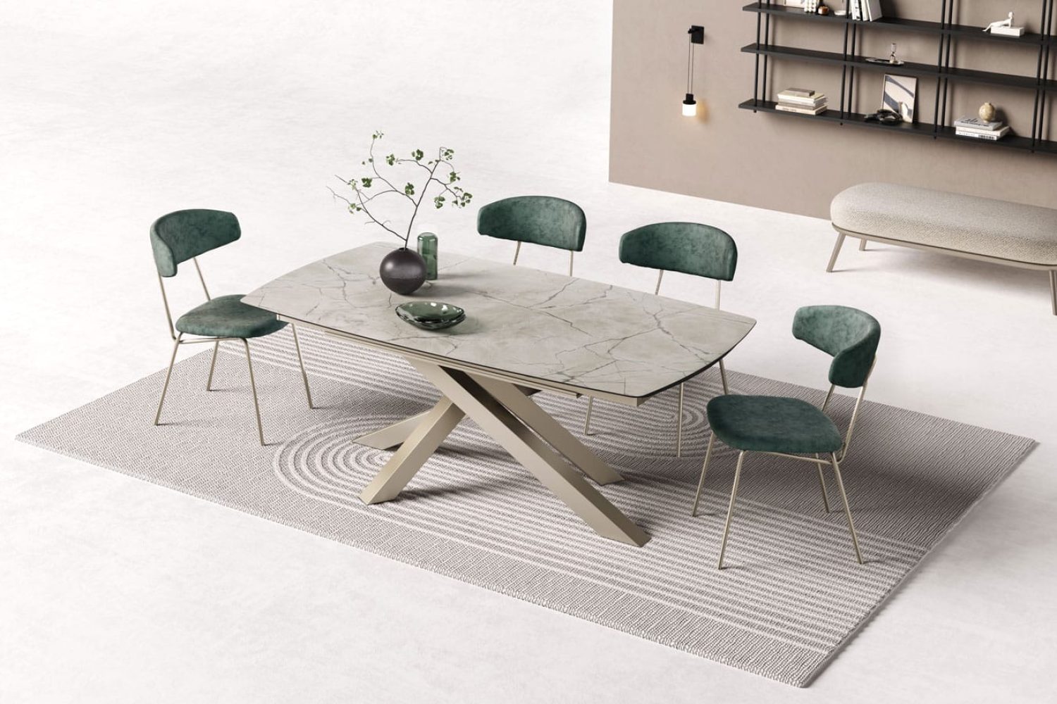 Tavolo GiPi2024 Quark forma botte piano slim – Gipi Interiors