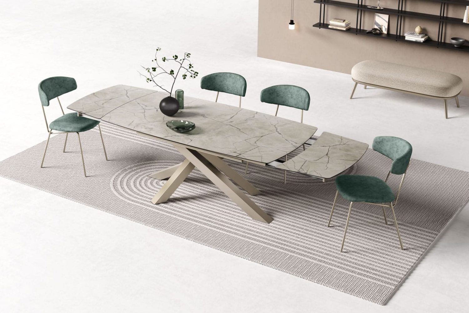 Tavolo GiPi2024 Quark forma botte piano slim – Gipi Interiors