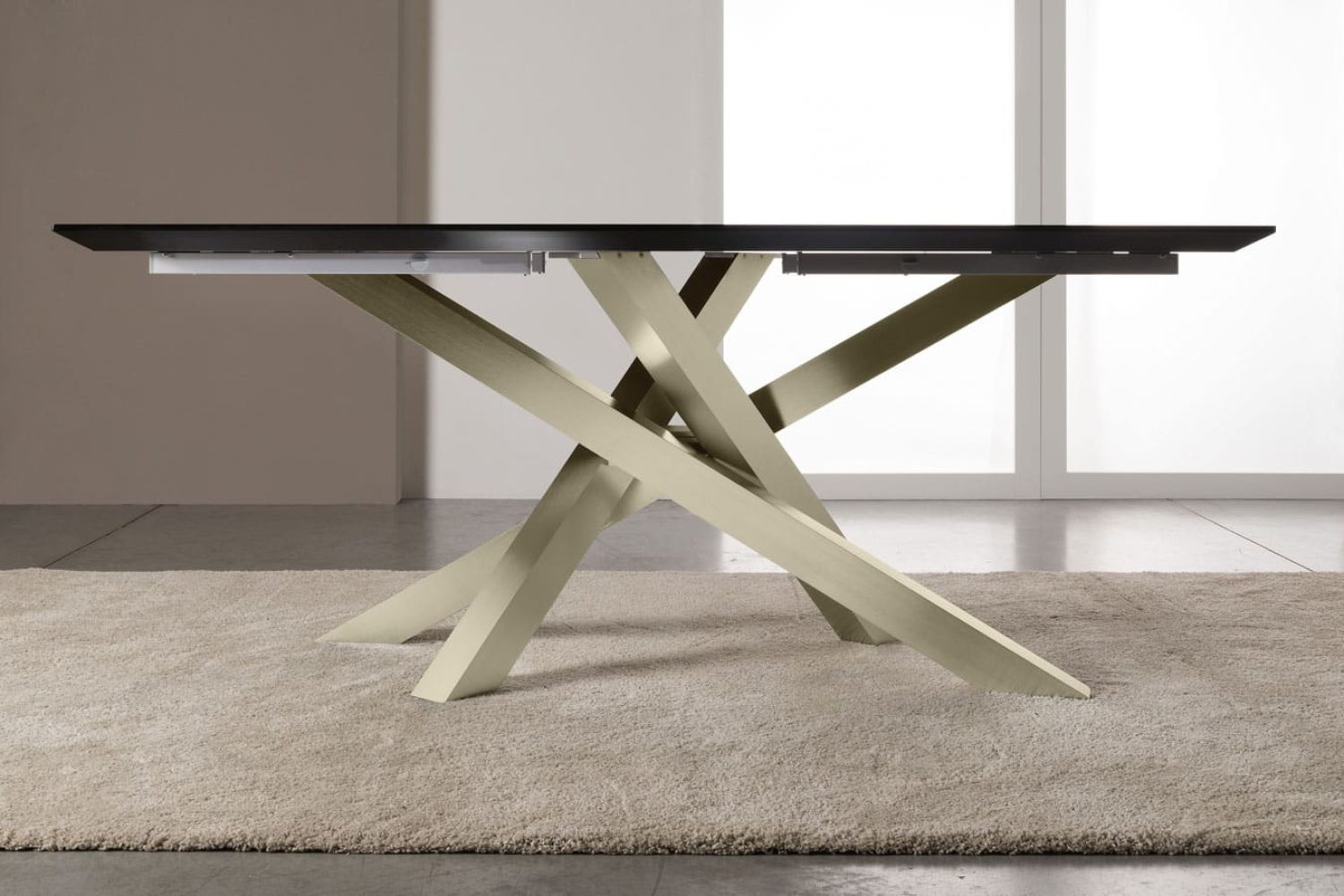 Tavolo QUARK rettangolare piano slim – Gipi Interiors