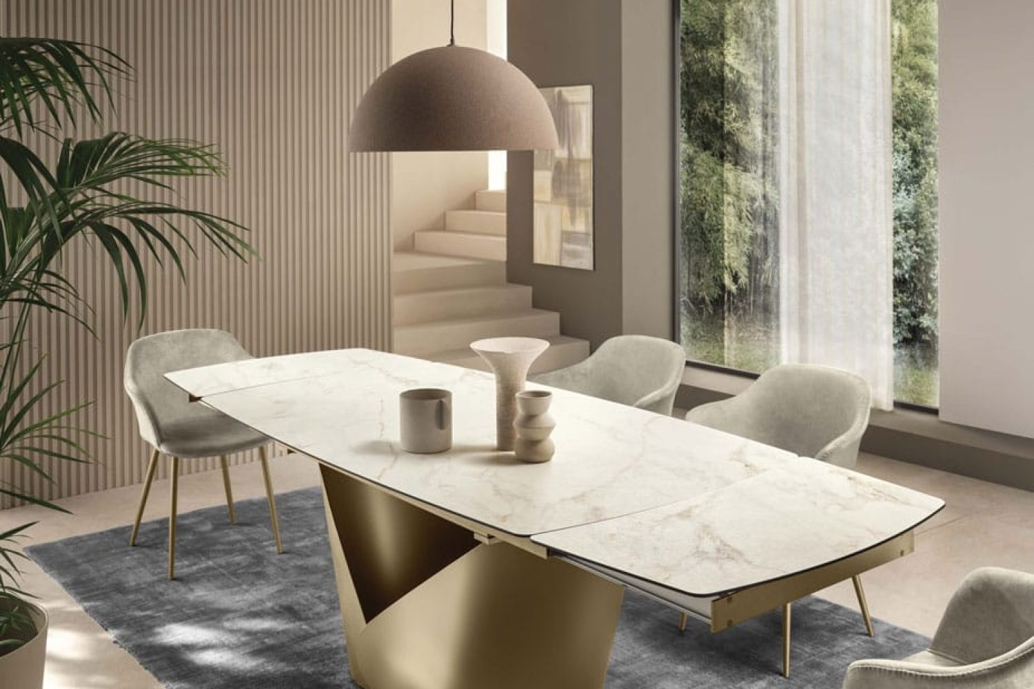 Tavolo TAV. ROCK forma botte allungato – Gipi Interiors