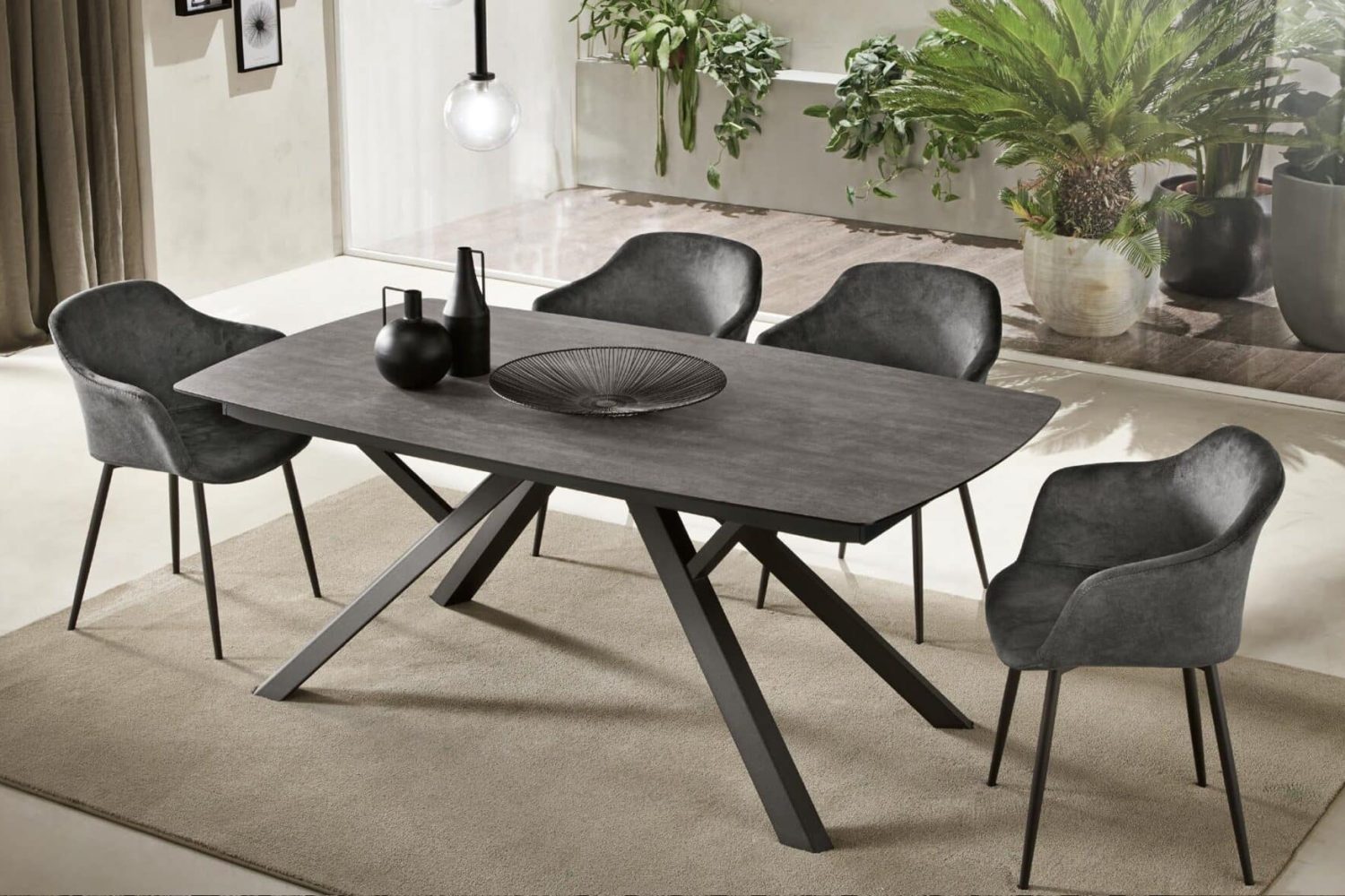 Tavolo York forma botte allungabile – Gipi Interiors